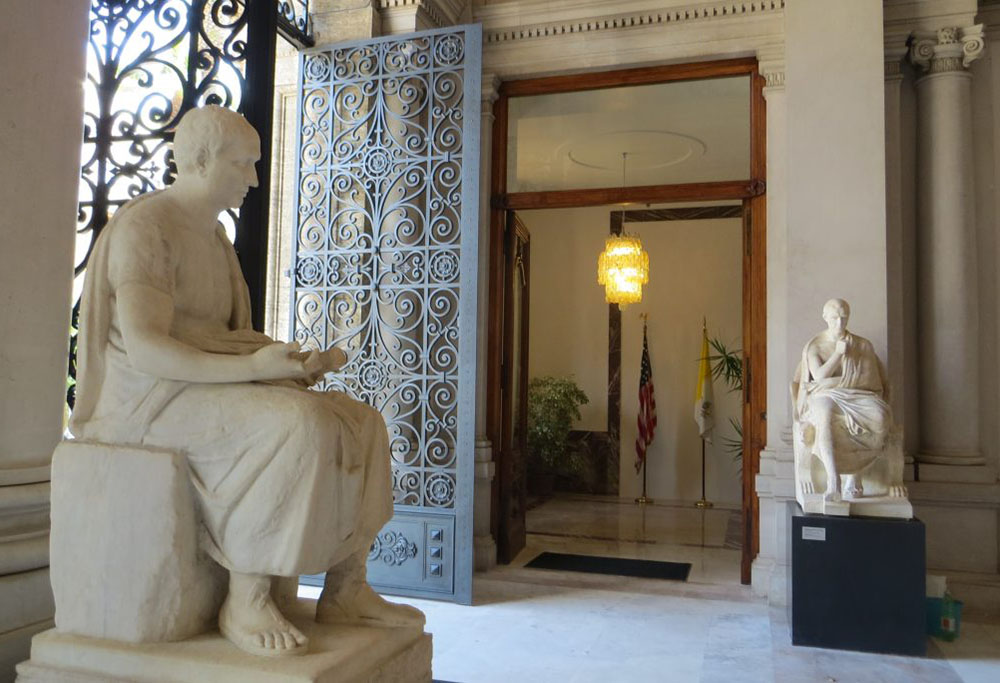 Interior of the U.S. Embassy to the Holy See in Rome (U.S. Embassy to the Holy See) Interior of the U.S. Embassy to the Holy See in Rome (U.S. Embassy to the Holy See)